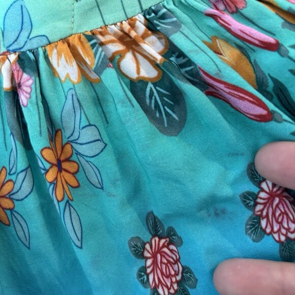 Johnny Was Rainbow Easy Cover Up Dress Womens Medium Boho Resort Travel - Picture 7 of 16